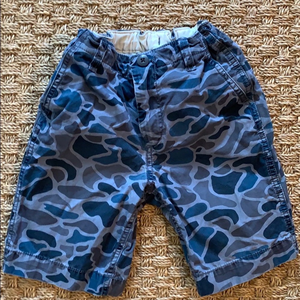 Blue camo boys Gap shorts